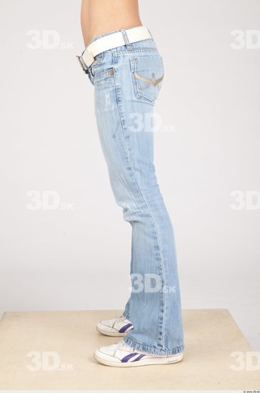 Leg Casual Jeans Slim Studio photo references