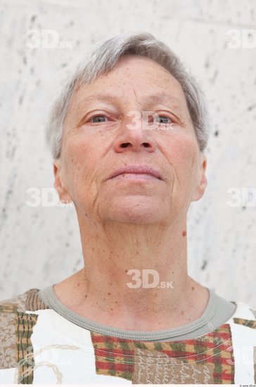 Head Woman Casual Average Wrinkles Street photo references