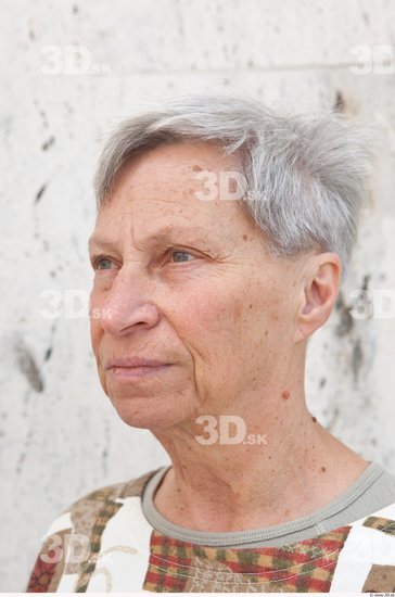 Head Woman Casual Average Wrinkles Street photo references