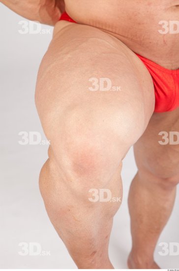 Knee Man White Nude Muscular