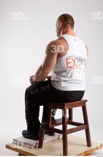 Whole Body Man Artistic poses White Sports Muscular