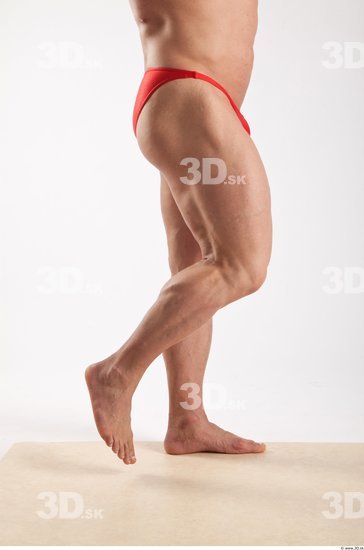 Leg Man Animation references White Sports Swimsuit Muscular