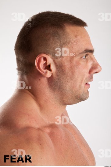 Head Emotions Man White Muscular