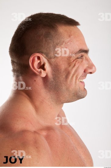 Head Emotions Man White Muscular