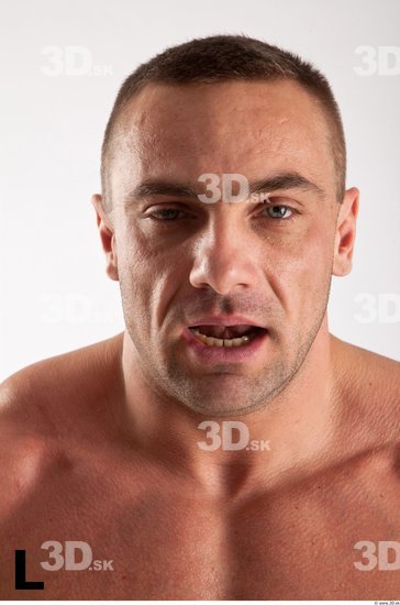 Head Phonemes Man White Muscular