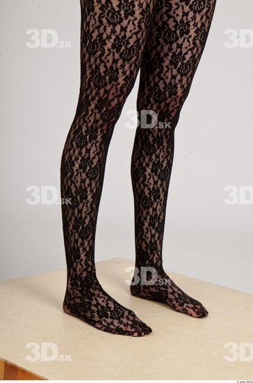 Calf Woman Casual Slim Leggings Studio photo references