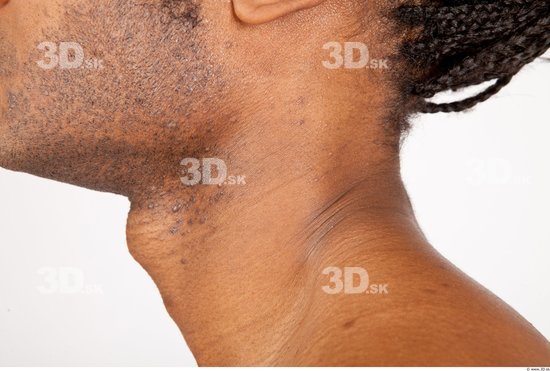 Neck Man Black Nude Athletic Studio photo references