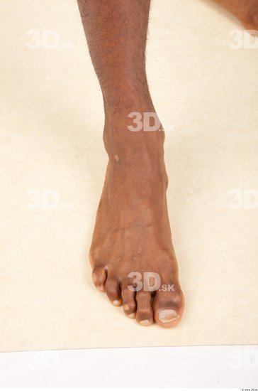 Foot Man Black Nude Athletic Studio photo references