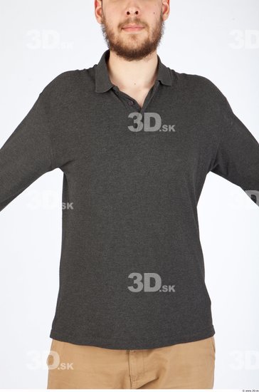 Upper Body Back Casual Shirt T shirt Slim Studio photo references