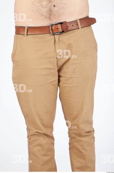 Thigh Back Casual Trousers Slim Studio photo references