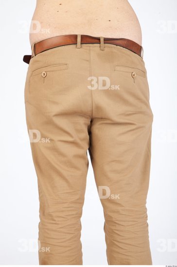 Thigh Back Casual Trousers Slim Studio photo references