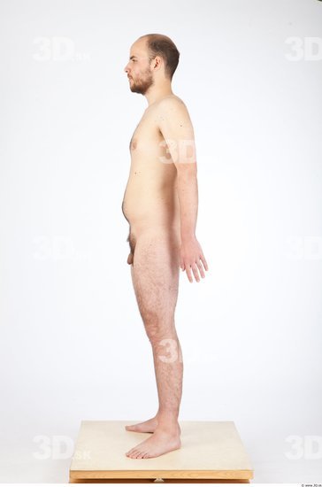 Whole Body Back Animation references Nude Slim Studio photo references