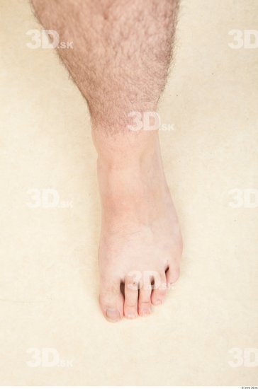 Foot Back Nude Slim Studio photo references