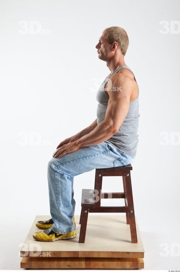 Whole Body Man Artistic poses White Casual Muscular