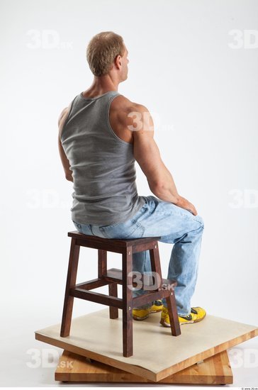 Whole Body Man Artistic poses White Casual Muscular