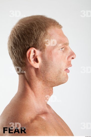 Head Emotions Man White Muscular