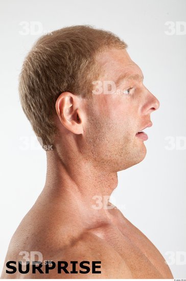 Head Emotions Man White Muscular