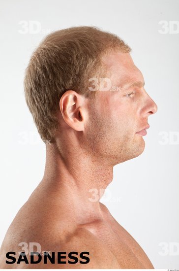 Head Emotions Man White Muscular