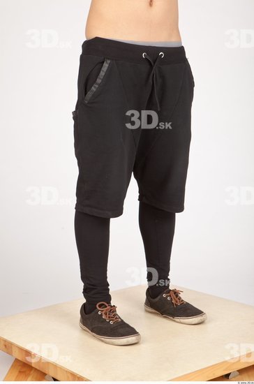 Leg Asian Casual Trousers Slim Studio photo references