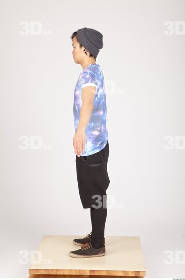 Whole Body Animation references Asian Casual Slim Studio photo references