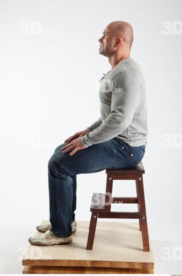 Whole Body Man Artistic poses White Casual Muscular