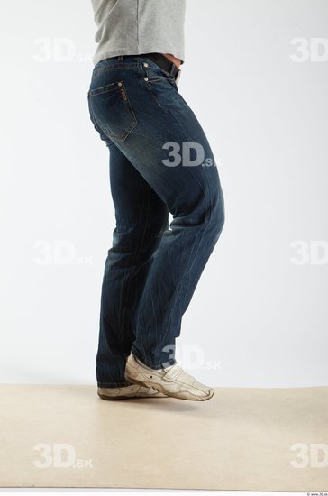 Leg Man Animation references White Casual Jeans Muscular