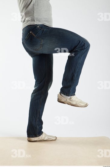 Leg Man Animation references White Casual Jeans Muscular