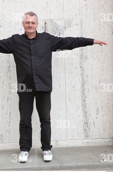 Whole Body Man T poses Casual Average Street photo references