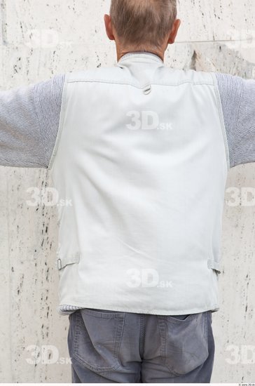 Upper Body Back Man Casual Vest Average Street photo references