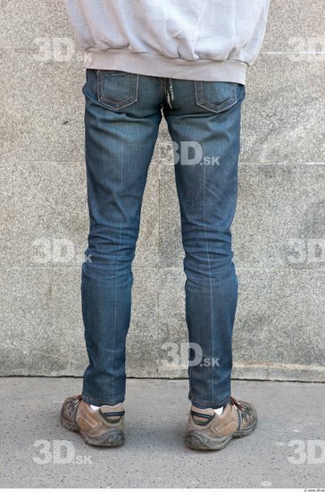 Leg Man Casual Jeans Average Street photo references