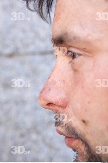 Nose Man White Casual Average
