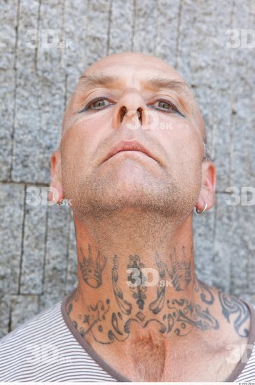 Head Man Tattoo Casual Average Street photo references