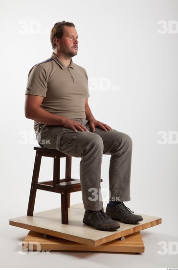 Whole Body Man Artistic poses White Casual Average Bearded