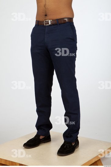 Leg Black Formal Trousers Studio photo references