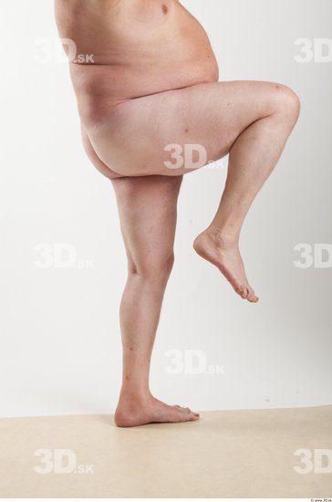 Leg Man Animation references White Nude Overweight Bearded