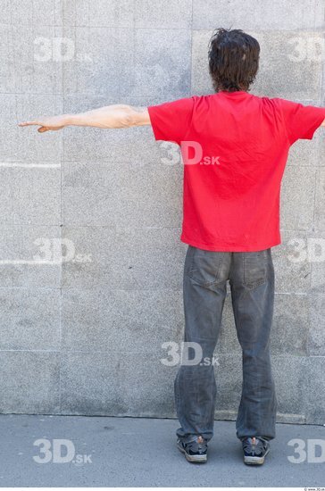 Whole Body Man T poses White Casual Average