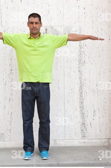 Whole Body Man T poses White Casual Average