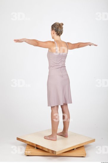 Whole Body T poses Casual Dress Slim Studio photo references