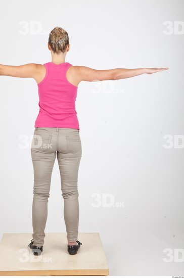 Whole Body T poses Casual Slim Studio photo references