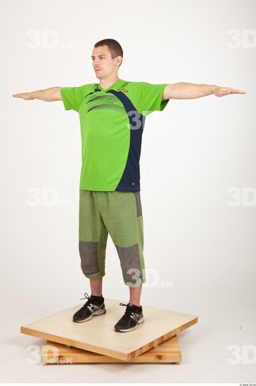 Whole Body T poses Casual Studio photo references