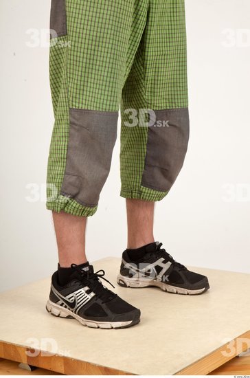 Calf Casual Trousers Studio photo references