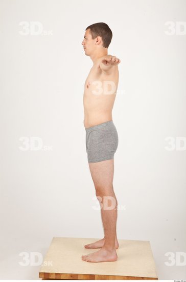 Whole Body T poses Underwear Shorts Studio photo references