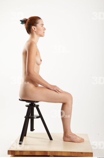 Whole Body Woman Artistic poses White Nude Slim