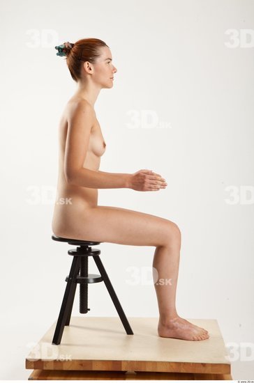 Whole Body Woman Artistic poses White Nude Slim