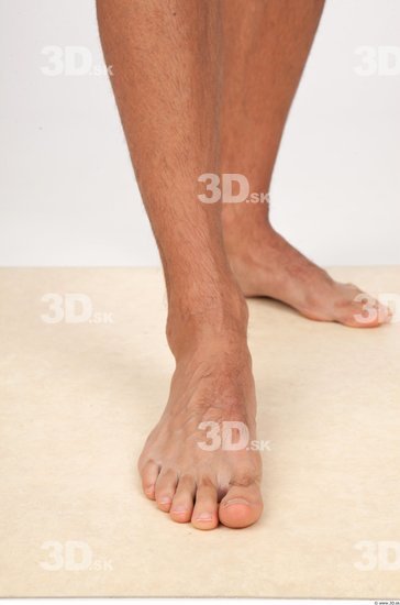 Foot Man Nude Slim Studio photo references