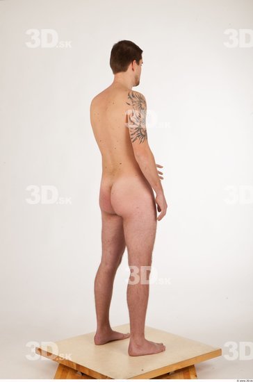 Whole Body Man Animation references Nude Studio photo references