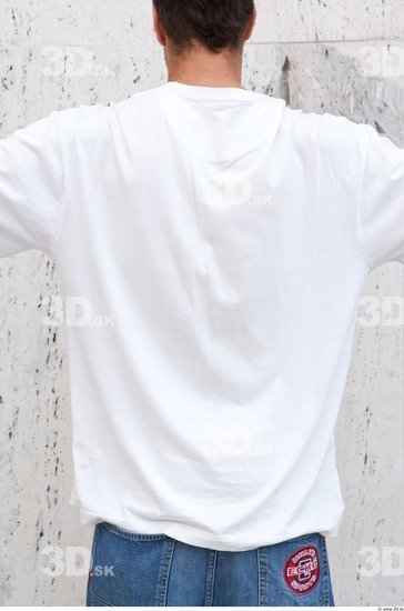 Upper Body Man Casual Shirt T shirt Street photo references