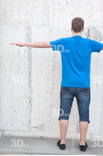 Whole Body Man T poses Casual Average Street photo references