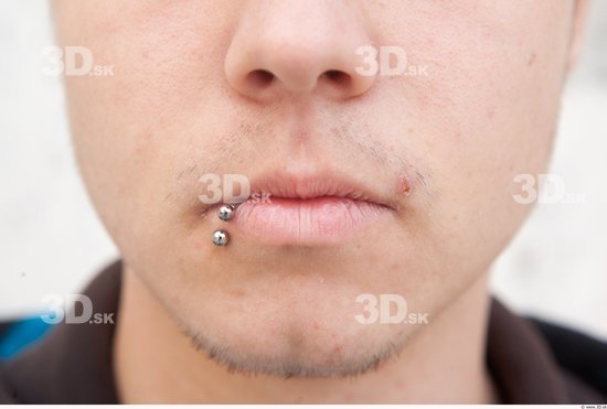 Mouth Man White Piercing Average