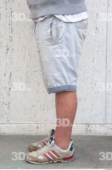 Leg Man White Casual Shorts Average